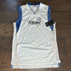 Vintage Reebok sewn basketball sleeveless tank Jersey Youth XL 18-20 w/stain